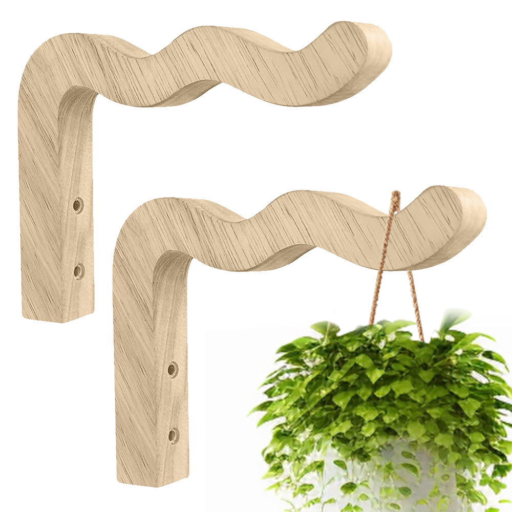 Plant Hanger Hanging Plant Hook Wooden Hanging Basket Wall Plant Hook Flower Pot-8